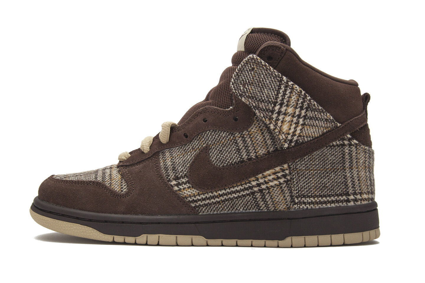 nike dunk high tweed