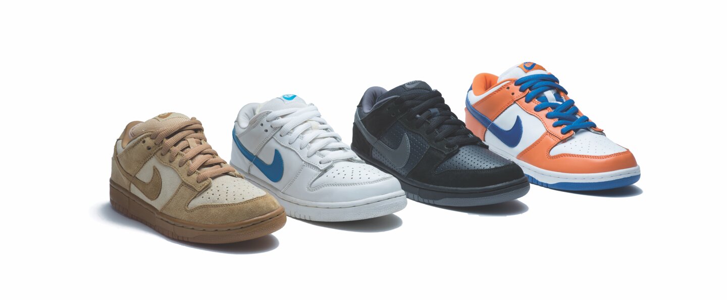 Nike SB 2002 First pro dunks collection