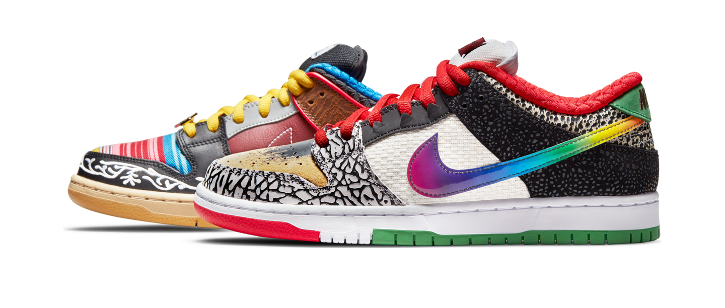 nike dunks rainbow