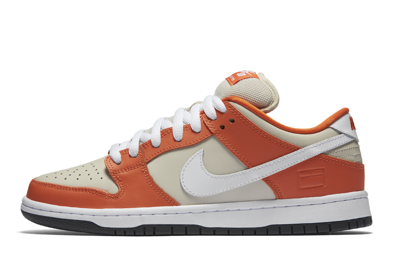orange box dunks