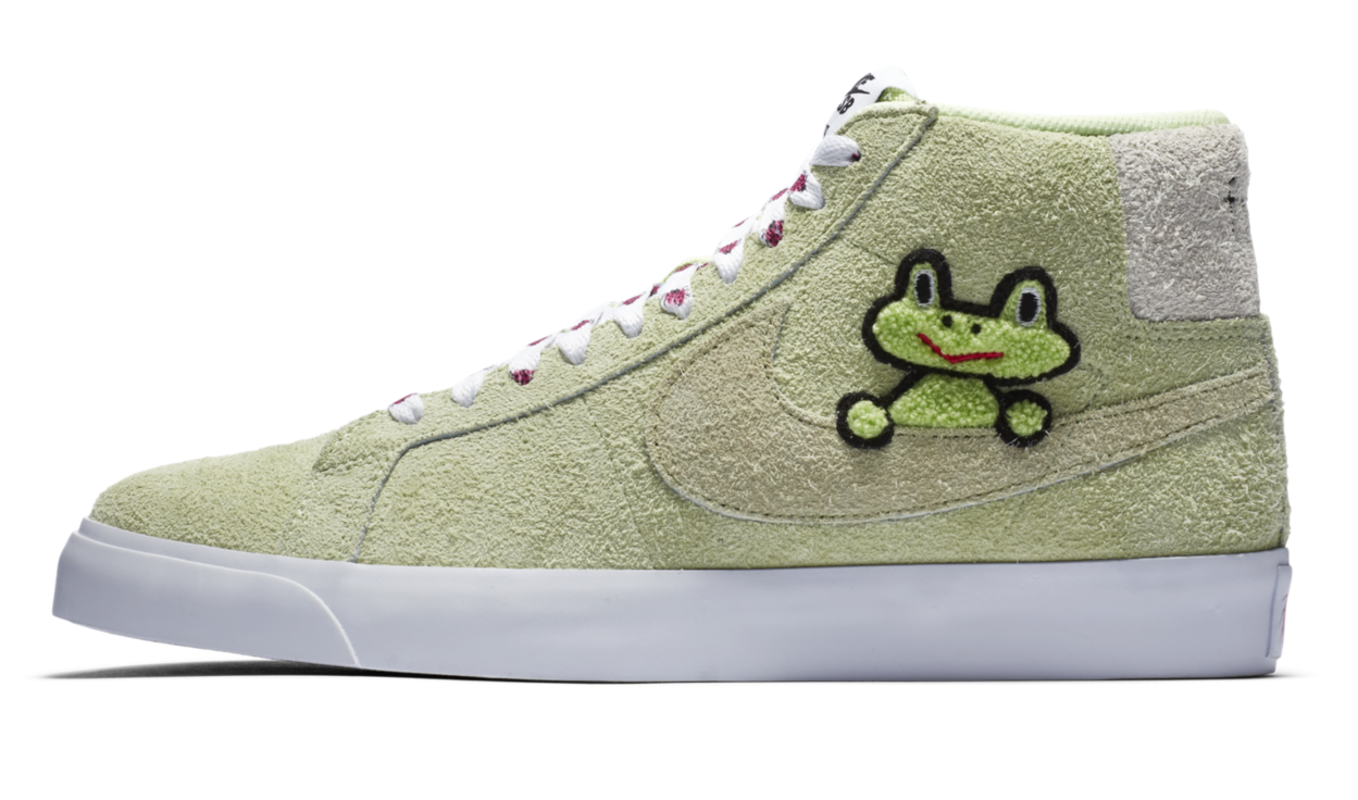 nike sb blazer frog skateboards